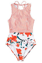 
                        
                          將圖片載入圖庫檢視器 CUPSHE Women's Striped Leafy One Piece Swimsuit
                        
                      