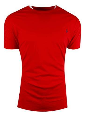 Polo Ralph Lauren Mens Short Sleeve T-Shirt Hampton Purple
