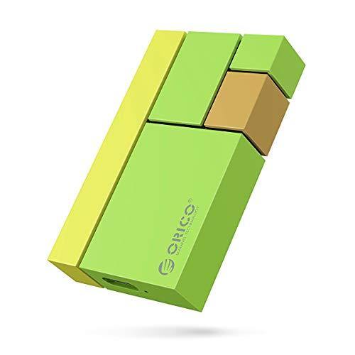 ORICO 250GB Ultra-Mini Portable SSD - Read/Write Up to 540MB/s - USB3.1 GEN2 External Solid State Drive for PC Laptop Mac and More-White-CN300 Chroma - JOY2ESpree