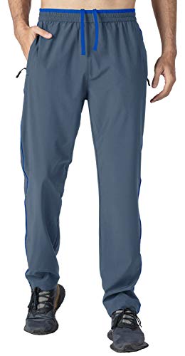 Rdruko Men's Jogger Casual Pants Lightweight Breathable Quick Dry Hiking Running Outdoor Sports Pants