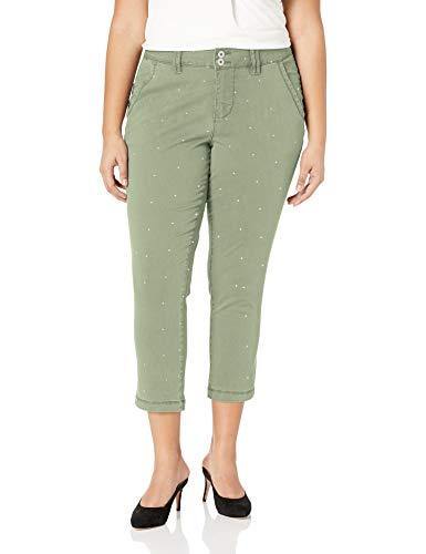 Jag Jeans Women's Plus Size Flora Chino Crop