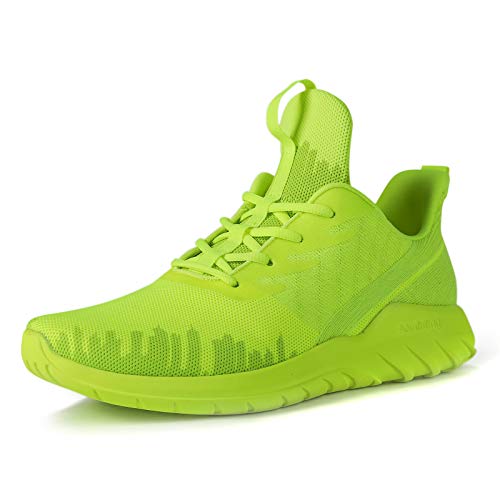 Soulsfeng Mens Running Shoes Mesh Breathable Lightweight Cushioning Training Athletic Sneakers