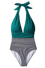 
                        
                          將圖片載入圖庫檢視器 CUPSHE Women's Halter One Piece Swimsuit Keeping You Accompained Swimwear
                        
                      