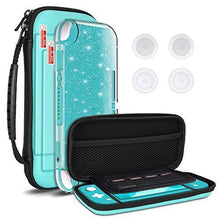 
                        
                          Cargar imagen en el visor de la galería, DLseego Carrying Case for Nintendo Switch lite, Newest Design Portable Travel Carrying Case 4 in 1 Accessories Kit with 1 Pcs Glitter case - JOY2ESpree
                        
                      