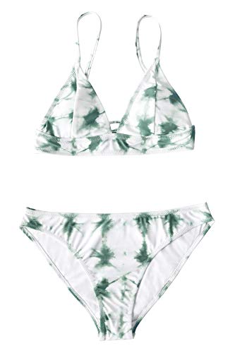 CUPSHE Women's Bikini Triangle Sexy Lace Up Two Piece Bathing Suit