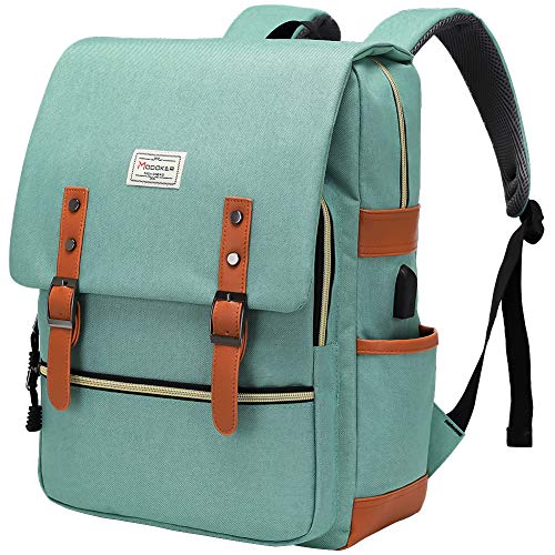 Modoker Vintage Laptop Backpack for Women Men,School College Backpack