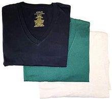 
                        
                          Cargar imagen en el visor de la galería, Polo Ralph Lauren Men's Classic Fit w/Wicking 3-Pack V-Necks
                        
                      