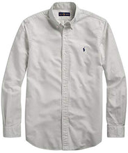 
                        
                          Load image into Gallery viewer, Ralph Lauren Mens Logo Button-Down Dress Shirt
                        
                      