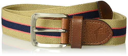 Tommy Bahama Men's Two-Tone Stretch Braided Web Belt