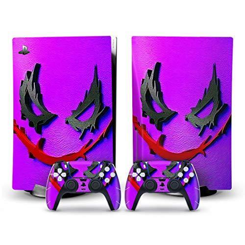 Mmoptop PS5 Skin Venom for Playstation 5 Disc Edition with Console and Dualsense Controller Full Set - JOY2ESpree