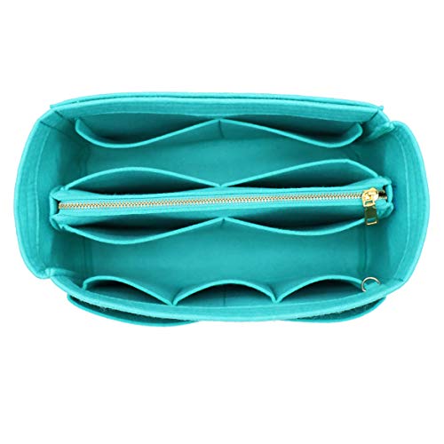 Felt Purse Bag Organizer Insert with zipper Bag Tote Shaper Fit Speedy Neverfull MM GM