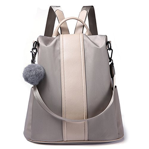 Women Backpack Purse Waterproof Nylon Anti-theft Rucksack Lightweight Shoulder Bag