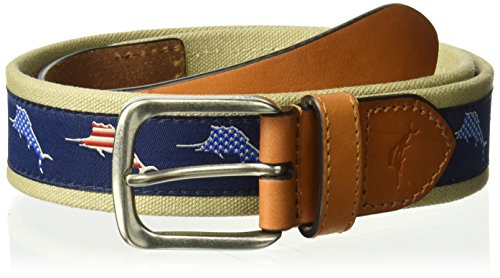 Tommy Bahama Men's Casual Canvas Web Belt