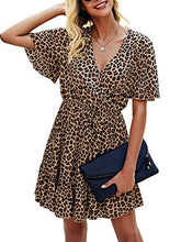 
                        
                          Cargar imagen en el visor de la galería, KIRUNDO 2021 Women’s Summer Short Sleeve Ruffle Floral Dress
                        
                      