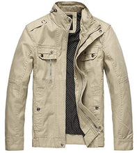 
                        
                          將圖片載入圖庫檢視器 Wantdo Men's Cotton Stand Collar Lightweight Front Zip Jacket
                        
                      