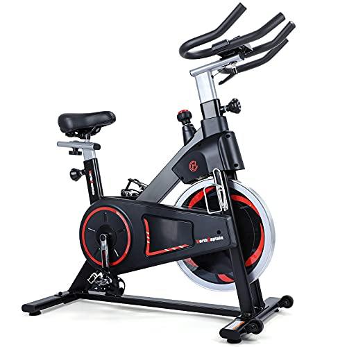 NORTHCAPTAIN Exercise Bikes Magnetic Resistance Indoor Cycling Stationary Bike with LCD Monitor - JOY2ESpree