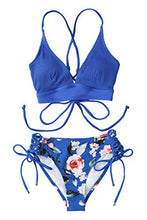 
                        
                          गैलरी व्यूवर में इमेज लोड करें, CUPSHE Women's Lace Up Bikini Swimsuit Adjustable Shoulder Straps Sets
                        
                      