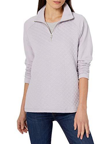 Jag Jeans Women's Theresa Quarter Zip Brushed Terry Top