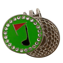 
                        
                          Cargar imagen en el visor de la galería, DA VINCI Magnetic Golf Hat Clip with 1 Inch Bling Metal Golf Ball Marker - JOY2ESpree
                        
                      