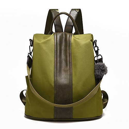 Women Backpack Purse Waterproof Nylon Anti-theft Rucksack Lightweight Shoulder Bag