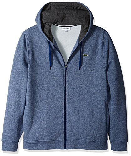 Lacoste Mens Sport Long Sleeve Fleece Full Zip Hoodie Sweatshirt