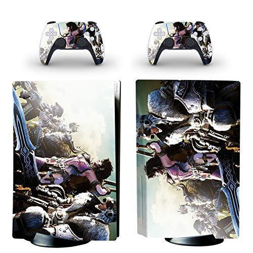 Huaatiear PS5 Sticker Vinyl Decal Cover, Skin Decal for PS5 Console Regular and Playstation 5 Controller - JOY2ESpree
