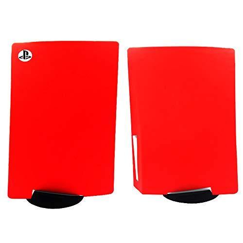 PS5 Silicone Skin Cover, Dustproof Anti-Scratch Anti-Fall Protector Case for Sony Playstation 5 Ultra HD/Digital Edition Console (Ultra HD, Red 2) - JOY2ESpree