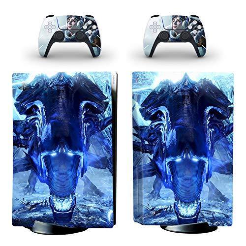 Huaatiear PS5 Sticker Vinyl Decal Cover, Skin Decal for PS5 Console Regular and Playstation 5 Controller - JOY2ESpree