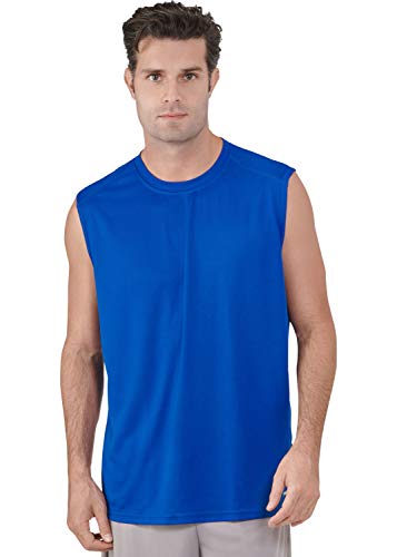 Russell Athletic Men's Dri-Power Performance Mesh Sleeveless Muscle