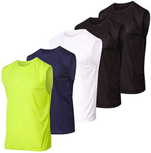 
                        
                          画像をギャラリービューアに読み込む, Real Essentials 5 Pack: Men's Mesh Active Athletic Tech Tank Top - Workout &amp; Training Activewear
                        
                      