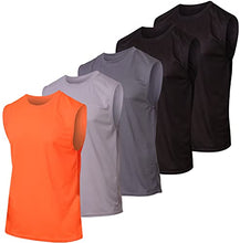
                        
                          画像をギャラリービューアに読み込む, Real Essentials 5 Pack: Men's Mesh Active Athletic Tech Tank Top - Workout &amp; Training Activewear
                        
                      