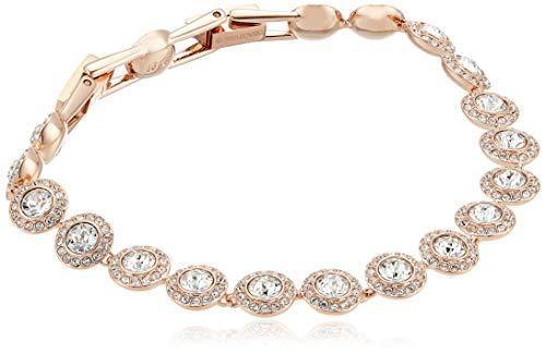 SWAROVSKI Women's Angelic Jewelry Collection, Rose Gold Tone Finish, Clear Crystals - JOY2ESpree