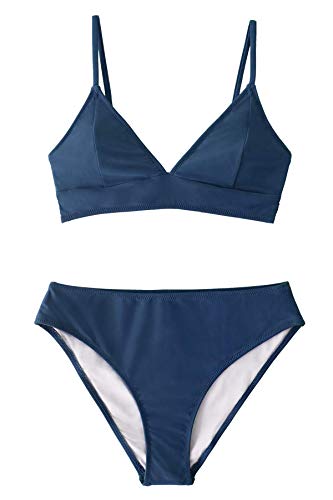 CUPSHE Women's Bikini Triangle Sexy Lace Up Two Piece Bathing Suit