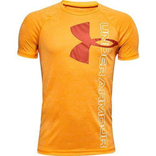 
                        
                          Load image into Gallery viewer, Under Armour Boys' Tech Split Logo Hybrid T-Shirt - JOY2ESpree
                        
                      