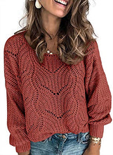 
                        
                          Muat gambar ke penampil Galeri, Dokotoo Womens Cute Soft Crewneck Long Sleeve Hollow Cable Knit Pullover Sweaters
                        
                      