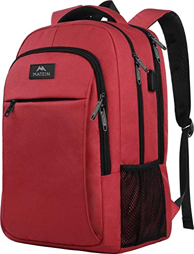 Matein Travel Laptop Backpack, Business Anti Theft Slim Durable Laptops Backpack