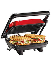
                        
                          गैलरी व्यूवर में इमेज लोड करें, Hamilton Beach Panini Press, Sandwich Maker &amp; Electric Indoor Grill, Upright Storage, Nonstick Easy Clean Grids, Stainless Steel (25410) - JOY2ESpree
                        
                      