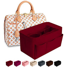 
                        
                          將圖片載入圖庫檢視器 Purse Organizer Insert Felt Bag Organizer Handbag Organizer Insert for Tote fits LV Speedy Neverfull Longchamp, Grey, Medium (Medium, Pink)
                        
                      