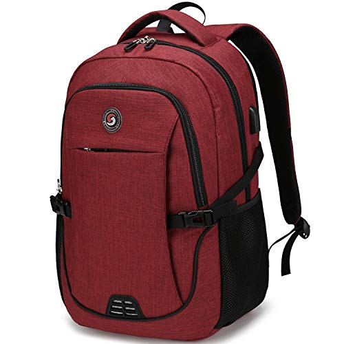 SHRRADOO Durable Anti Theft Laptop Backpack Travel Backpacks Bookbag