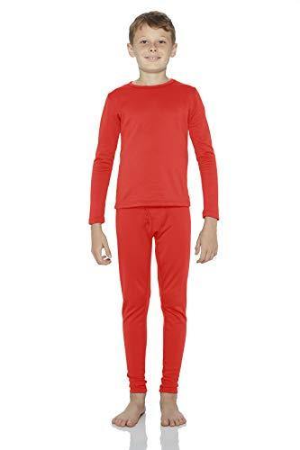 Rocky Thermal Underwear for Boys Fleece Lined Thermals Kids Base Layer Long John Set