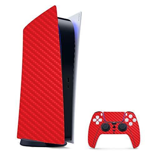 MightySkins Carbon Fiber Skin Compatible with PS5 / Playstation 5 Digital Edition Bundle - JOY2ESpree