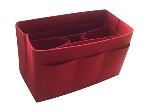 Felt Tote Bag Organizer Insert with Pockets, Handbag Purse Shaper, fits Neverfull, Speedy, Longchamp, etc.