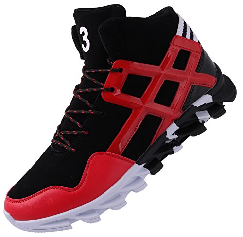 JOOMRA Men's Stylish Sneakers High Top Athletic-Inspired Shoes