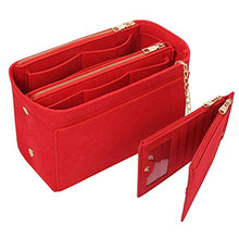 
                        
                          画像をギャラリービューアに読み込む, APSOONSELL Felt Purse Organizer Insert with Card Case, Tote Handbag Organizer Bag Insert with Zipper
                        
                      