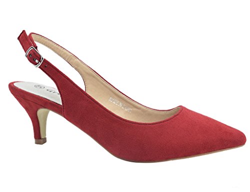 Greatonu Womens Slingback Dress Pump