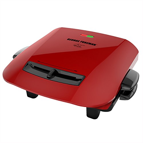 George Foreman 5-Serving Removable Plate Grill and Panini Press, Platinum, GRP472P - JOY2ESpree