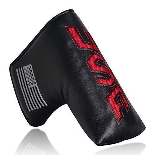 Big Teeth Golf Blade Putter Cover Head Covers Club Protector Magnetic Bar Closure USA Pattern for Scotty Cameron Taylormade Odyssey - JOY2ESpree