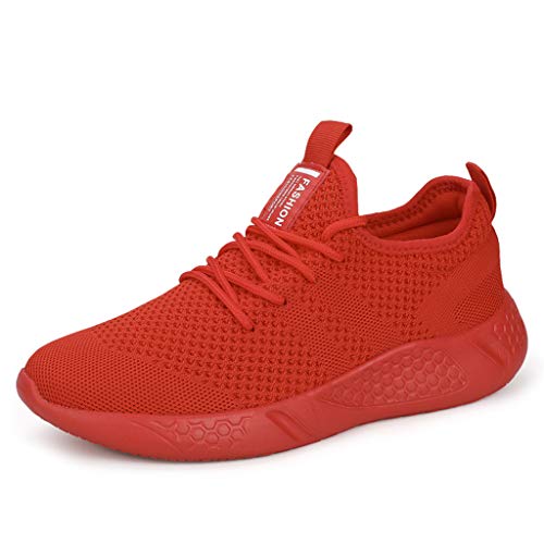 Damyuan Men's Sport Gym Running Shoes Walking Shoes Casual Lace Up Lightweight