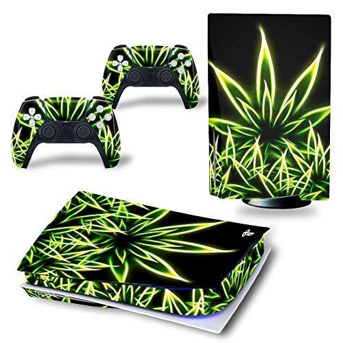 DOMILINA PS5 Skin Stickers, Full Body Vinyl Decal Cover for Playstation 5 Disk Edition Console & Controllers - American Flag - JOY2ESpree
