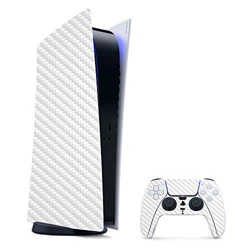 MightySkins Carbon Fiber Skin Compatible with PS5 / Playstation 5 Digital Edition Bundle - JOY2ESpree